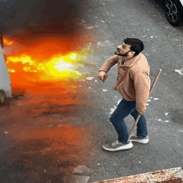 Sarıyer’de garaj kundakladı; 1 kişiyi yaraladı!