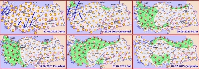 Sıcaklardan bunalanlara müjde! 6 derece birden düşecek