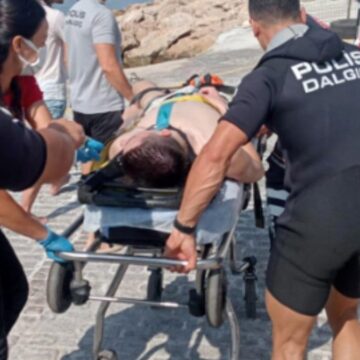 SUP board yaparken denizde fenalaştı ölümle burun buruna geldi