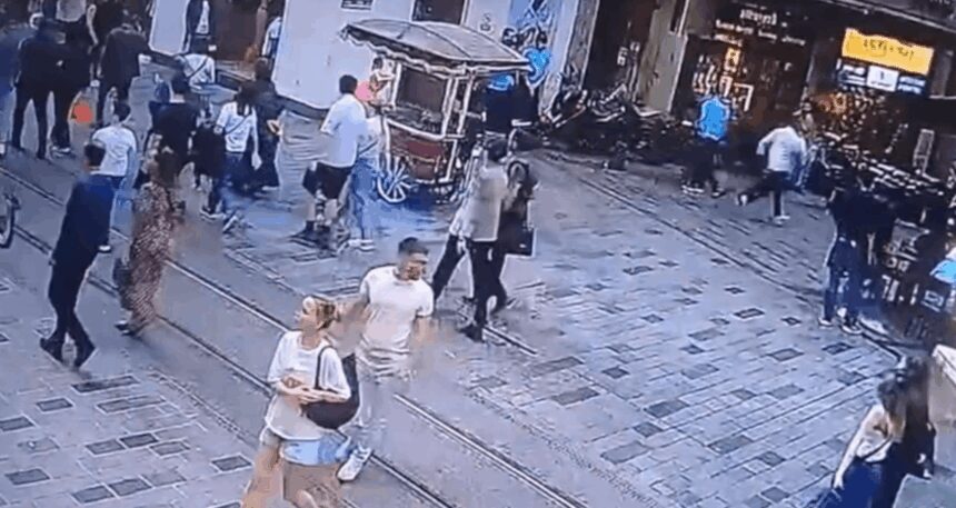 Taksim’de 68 suçtan aranan şüpheli kovalamacayla yakalandı