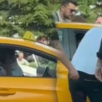 Tartıştığı taksiciyi yumrukladı!