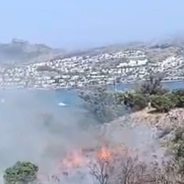 Türkiye’nin tatil cennetinde yangın