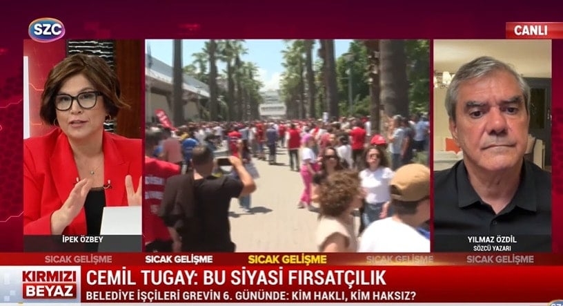 Yılmaz Özdil canlı yayında anlattı İşte İzmir'deki grevin perde arkası 1 Yılmaz Özdil canlı yayında anlattı İşte İzmir'deki grevin perde arkası
