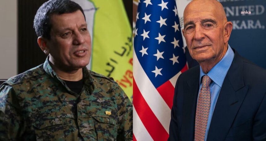 ABD’nin Suriye Temsilcisi Barrack, SDG Komutanı Mazlum Abdi ile görüştü