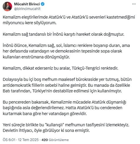 AKP'li isimden bir skandal çıkış daha!