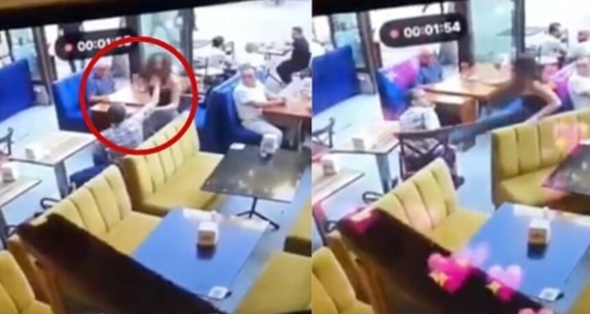 Ankara’da kadın garson saldırdı: Hayatının dersini aldı
