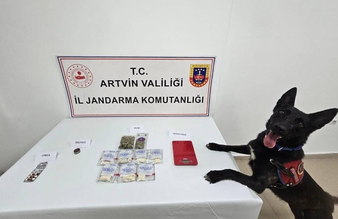 Artvin Arhavi’de uyuşturucu operasyonu