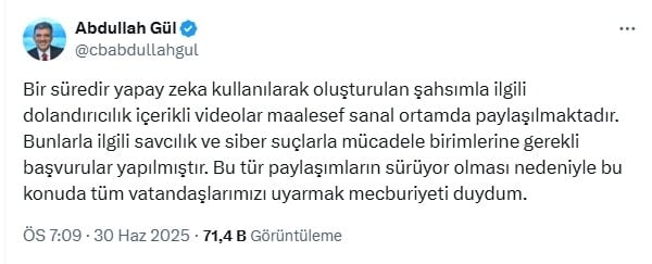 Bayraktar ve Sabancı'yı bezdiren çete, Abdullah Gül'ü de isyan ettirdi