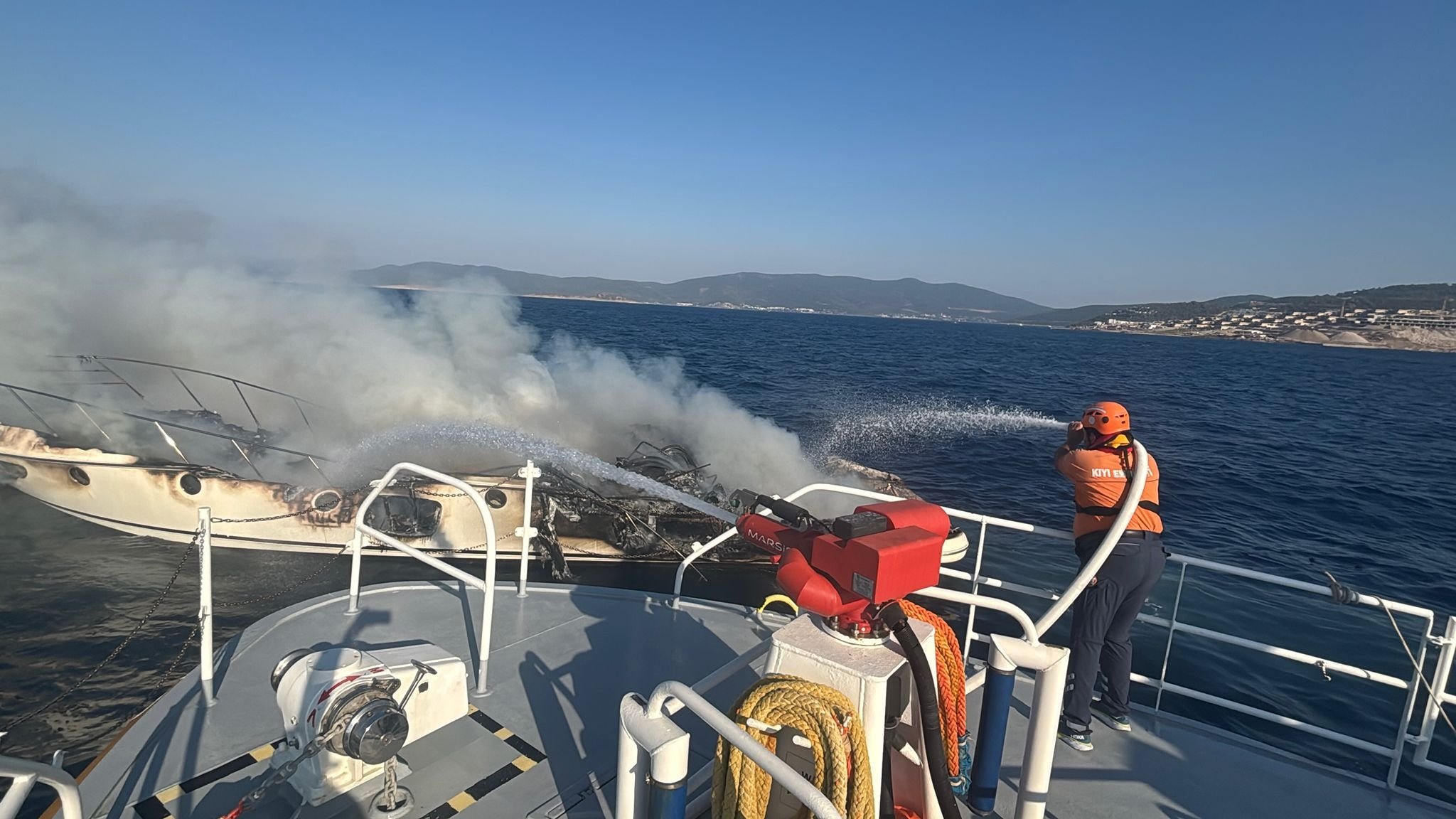 Bodrum'da küle dönen lüks yatın sahibi ünlü iş insanı çıktı