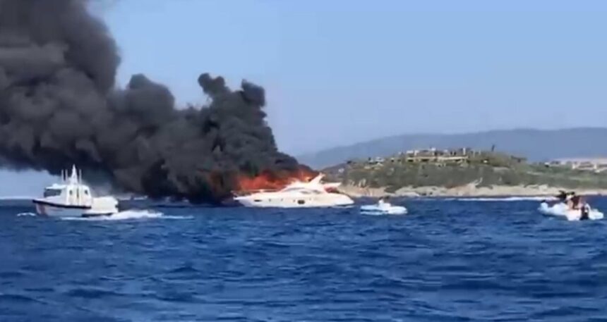 Bodrum’da küle dönen lüks yatın sahibi ünlü iş insanı çıktı
