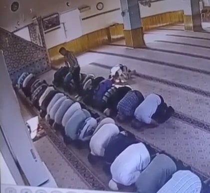 Camideki korkunç cinayetin görüntüleri ortaya çıktı