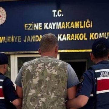 Çanakkale Ezine’de arazi yangınına neden olan balya makinesi operatörüne adli işlem