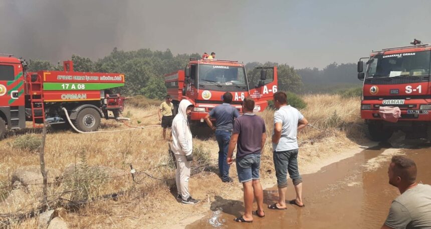 Çanakkale’deki orman yangınlarına ilişkin 26 kişi hakkında adli işlem başlatıldı
