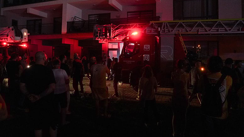 Çankaya'daki yangında gözaltı