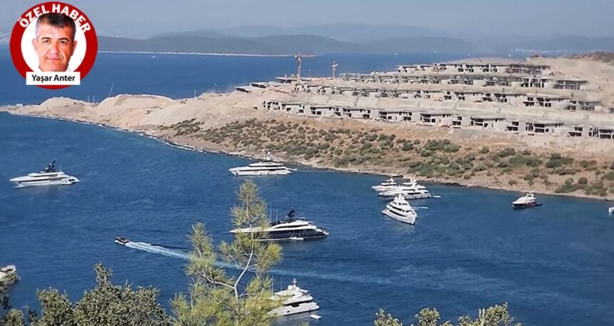 Cengiz güzelim Gökburun Yarımadası’nı böyle yok etti