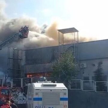 CHP’li vekilin ailesinin iş yerinde yangın