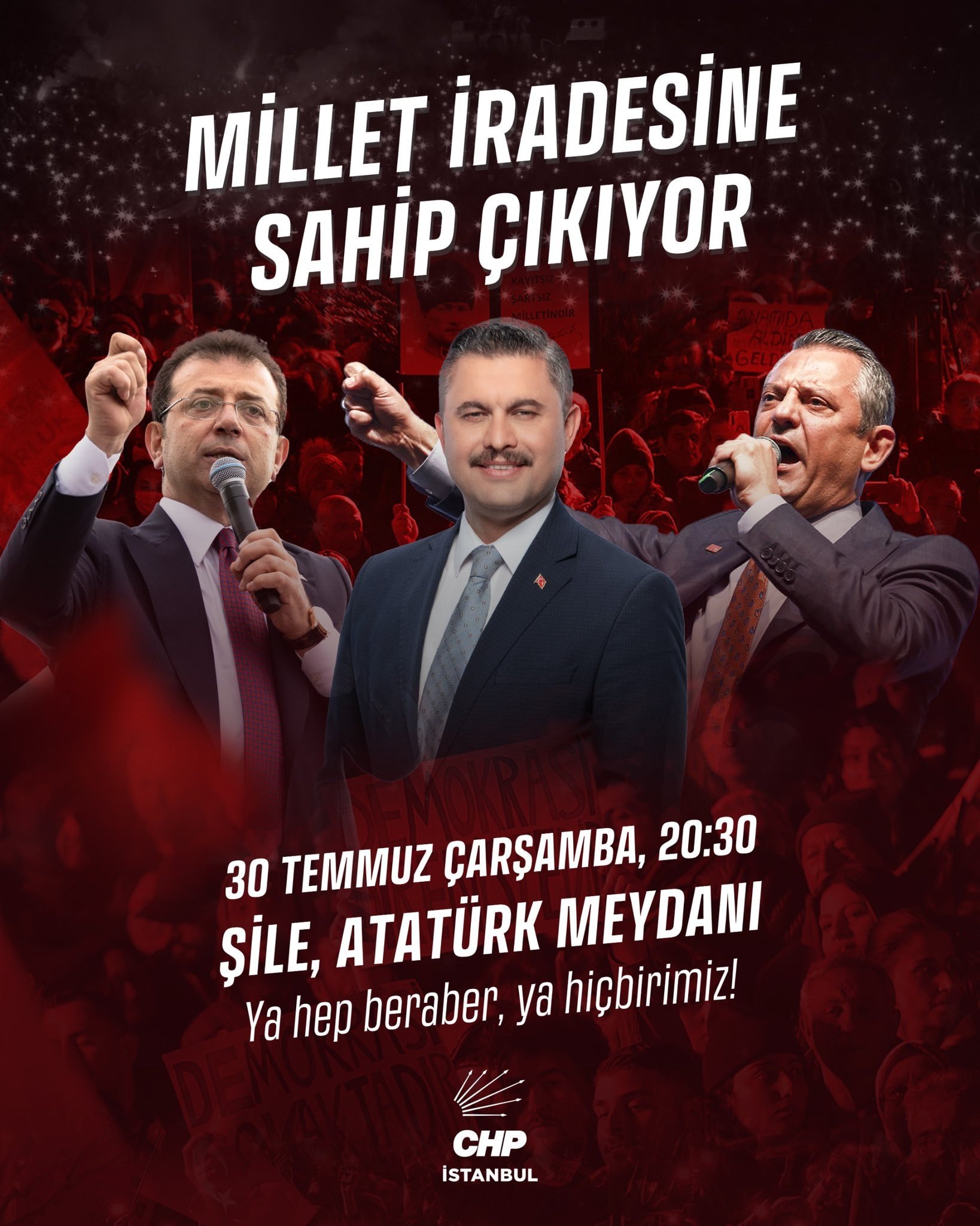 CHP'nin yeni İstanbul mitinginin adresi belli oldu