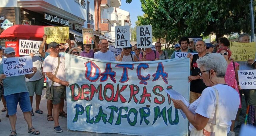 Datçalılar Özel Çevre Koruma Alanı’nın ranta ve talana açılmasına tepki gösterdi