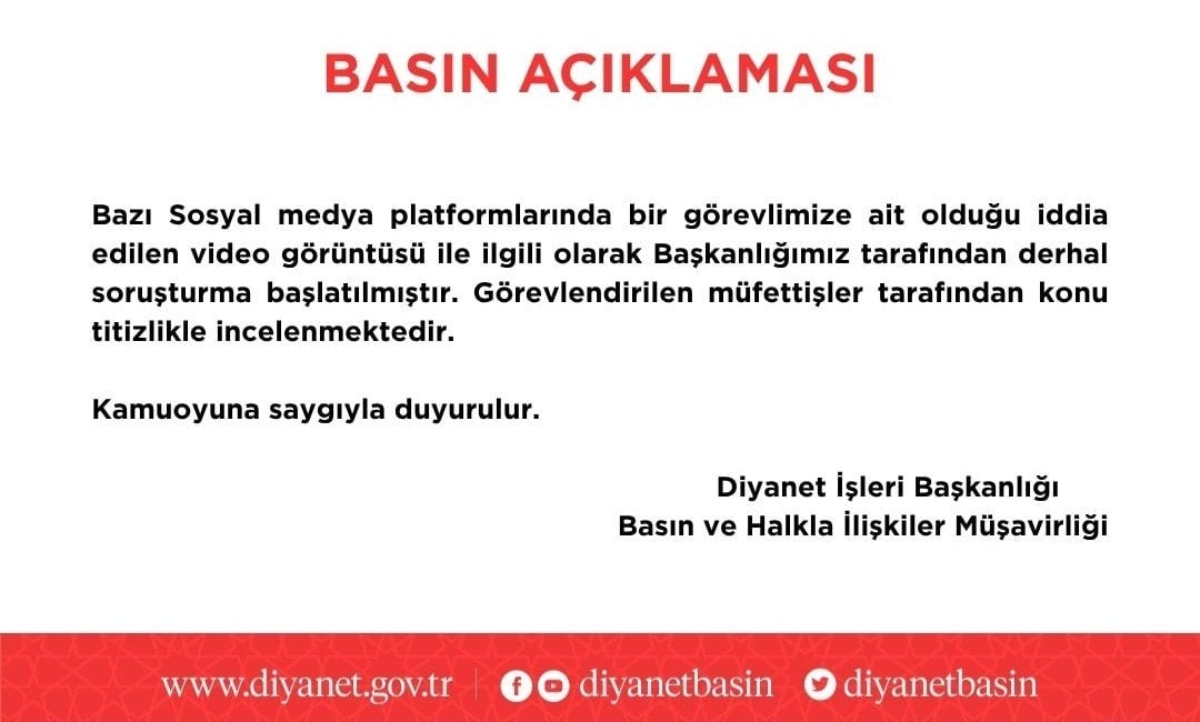 Diyanet'in Mekke sorumlusuna rüşvet soruşturması başlatıldı