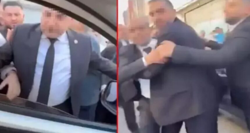 Düğün konvoyuyla yolu kapattılar! Tepki gösterenlere böyle saldırdılar