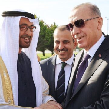 Erdoğan, BAE Devlet Başkanı Nahyan ile görüştü