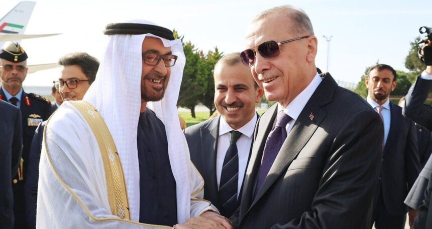 Erdoğan, BAE Devlet Başkanı Nahyan ile görüştü