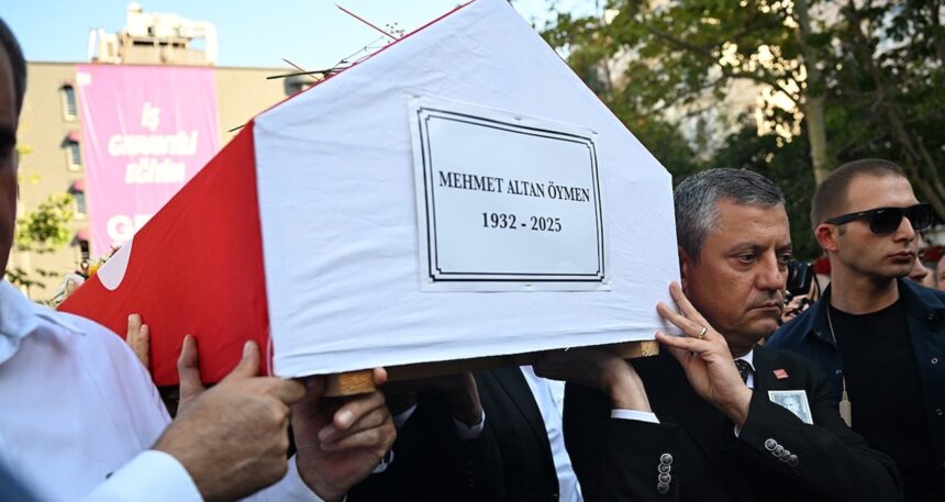 Eski CHP Genel Başkanı Altan Öymen son yolculuğuna uğurlandı