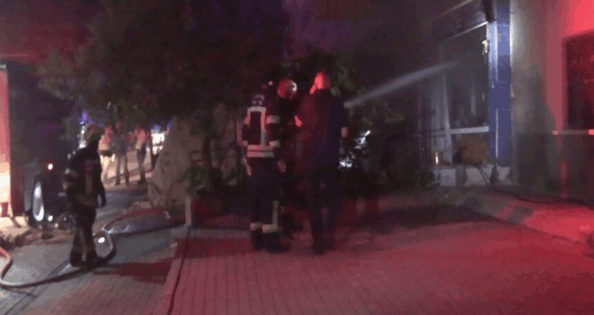 Fırında korkutan patlama: Yangına döndü