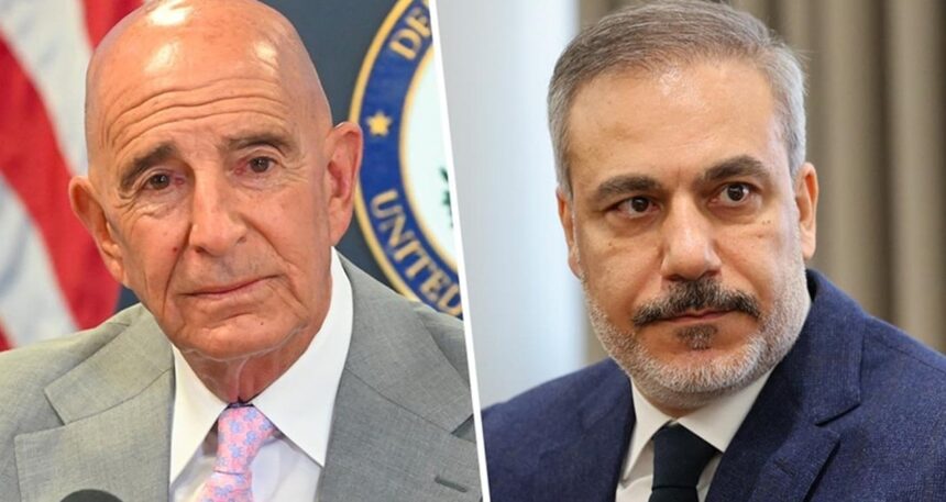 Hakan Fidan’dan Tom Barrack’a övgü