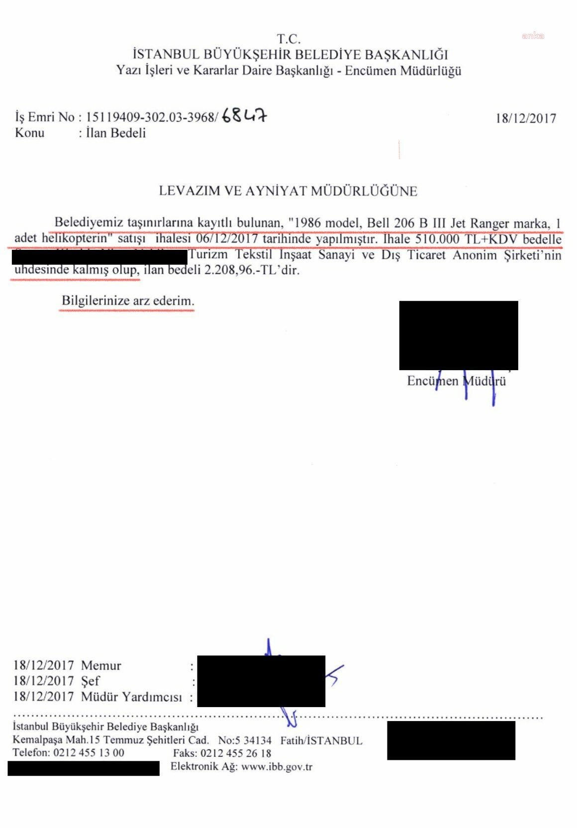 İBB'de ortaya çıkan akılalmaz olay: Dünyanın en ucuz helikopterini AKP'li belediye satmış