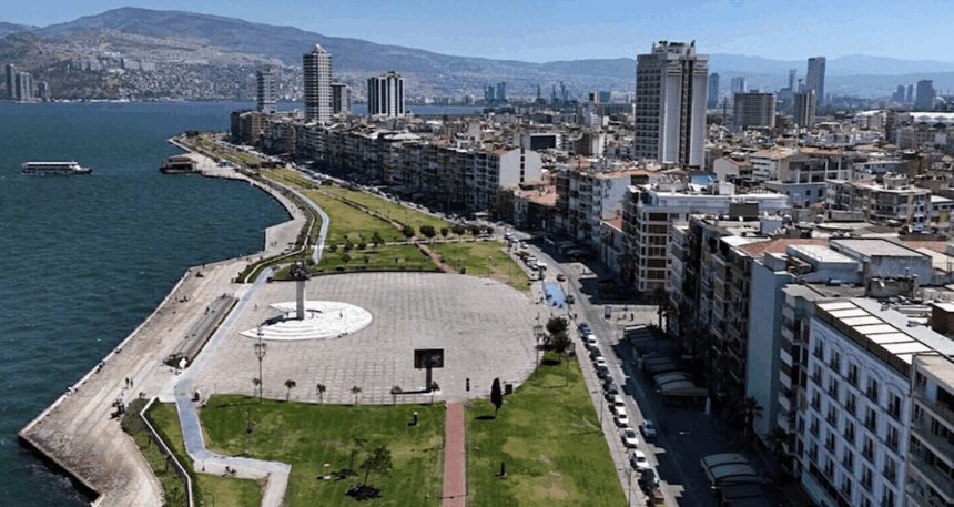 İzmir’de görülmemiş manzara