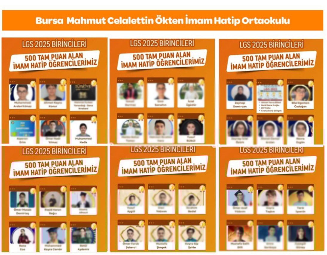 LGS'de aynı okuldan 36 İmam Hatipli tam puan aldı iddiası: Peş peşe listeler paylaşıldı