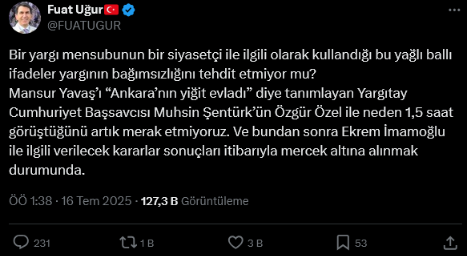 Mansur Yavaş’a “Ankara’nın yiğit evladı" demişti: Yandaş medyanın hedefinde Cumhuriyet Başsavcısı var!