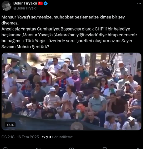 Mansur Yavaş’a “Ankara’nın yiğit evladı" demişti: Yandaş medyanın hedefinde Cumhuriyet Başsavcısı var!