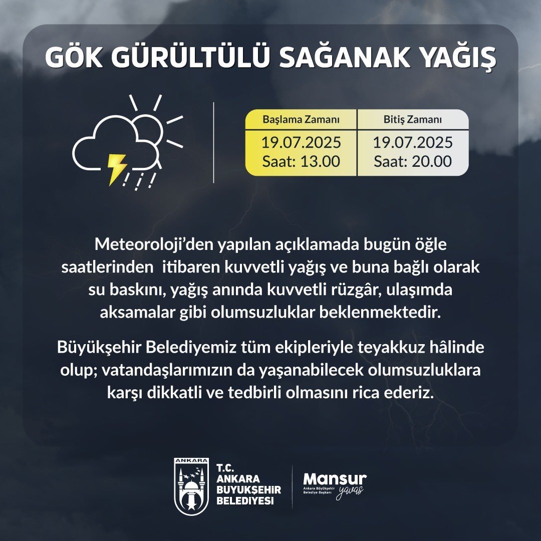 Mansur Yavaş'tan Ankaralılara uyarı