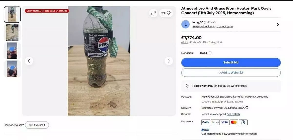 O anların havasını ve çimini 420 bin liraya satıyor