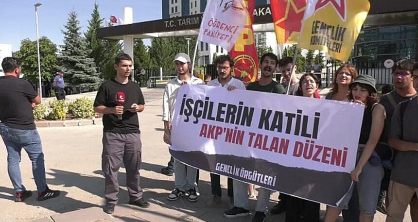Öğrenciler orman yangınlarını protesto etti