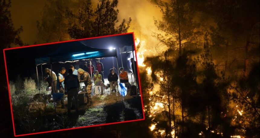 Orman yangınları nedeniyle 2 bin 619 kişi güvenli bölgelere alındı