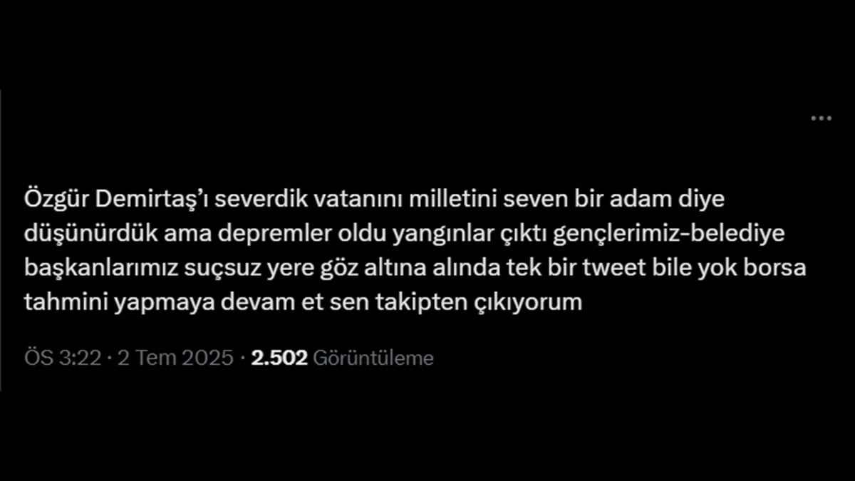 Özgür Demirtaş'ı çileden çıkartan yorum: "Ulan nankör!"