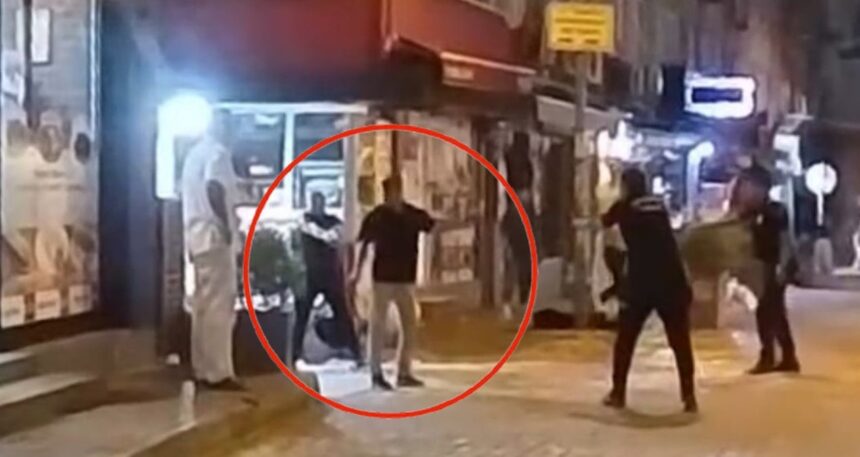 Polise direnen şüpheli bacağından vuruldu: O anlar kamerada