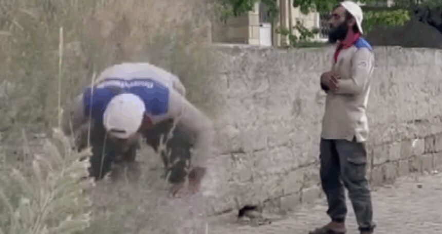 Polise yakalanınca namaza durdu, cezadan kurtulamadı