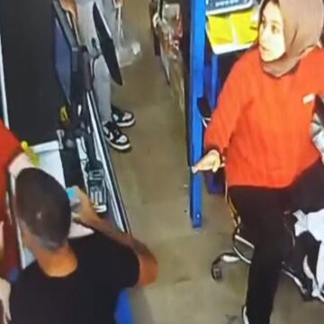 Saldırıya uğrayan kasiyeri böyle kurtardı