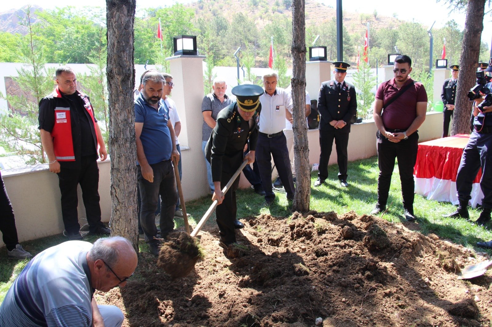 Şehidin mezarı 67 yıl sonra memleketine getirildi