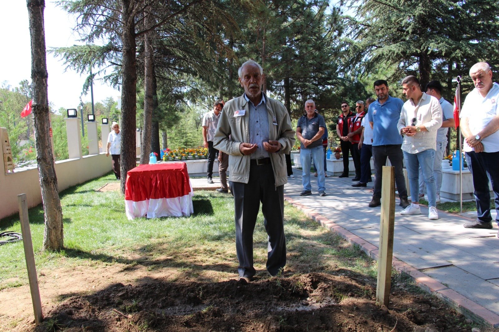 Şehidin mezarı 67 yıl sonra memleketine getirildi
