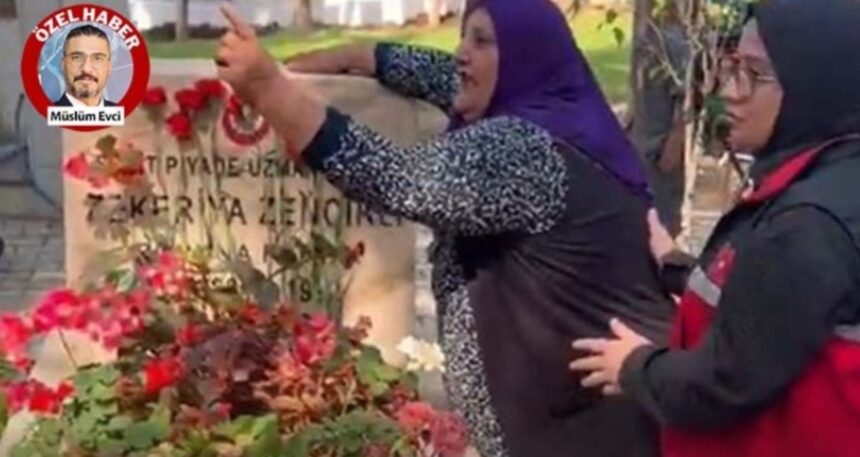 Şehit annesi AKP’li ve MHP’li yöneticileri şehitlikten kovdu