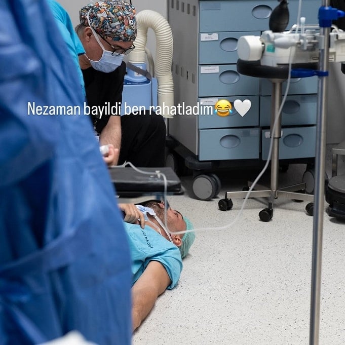 Serdar Dursun heyecandan bayıldı
