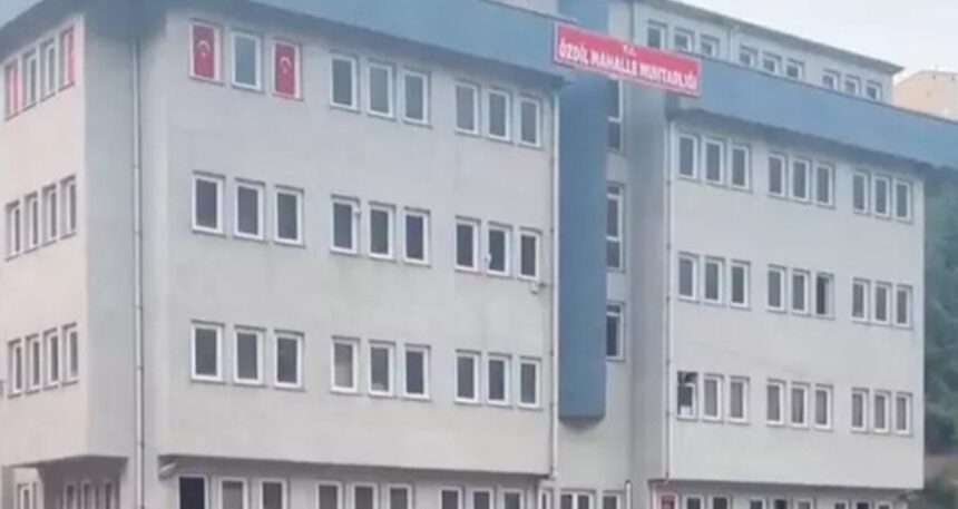 Trabzon’daki muhtarlık binası sosyal medyanın diline düştü