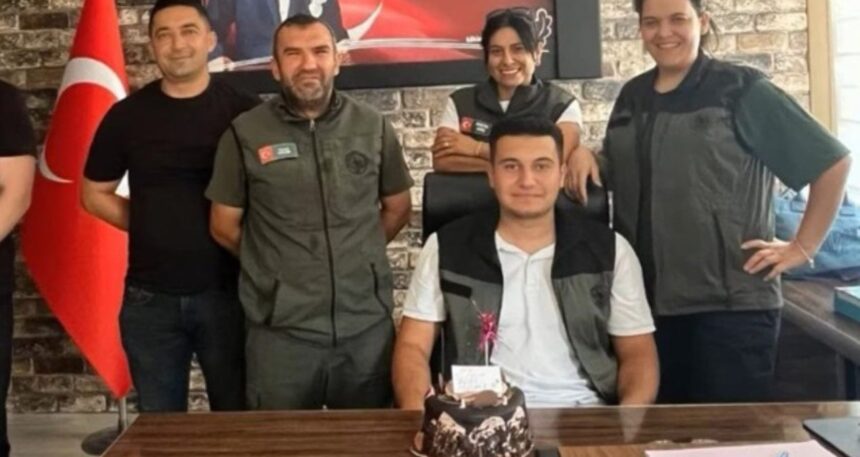Türkiye 10 şehidine ağlarken AKP’li başkanın oğlu Orman Müdürlüğü’nde doğum günü kutladı