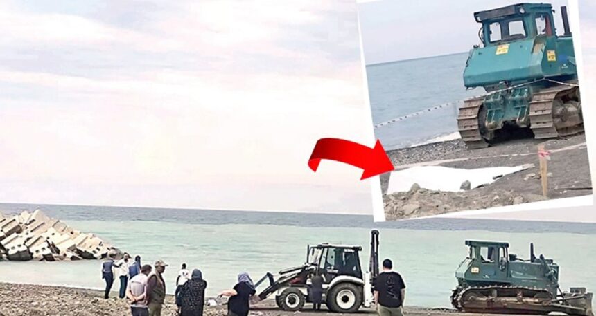 Türkiye’de hayatta kalmanız şansa bağlı: Plajda güneşlenen kadını dozer ezdi