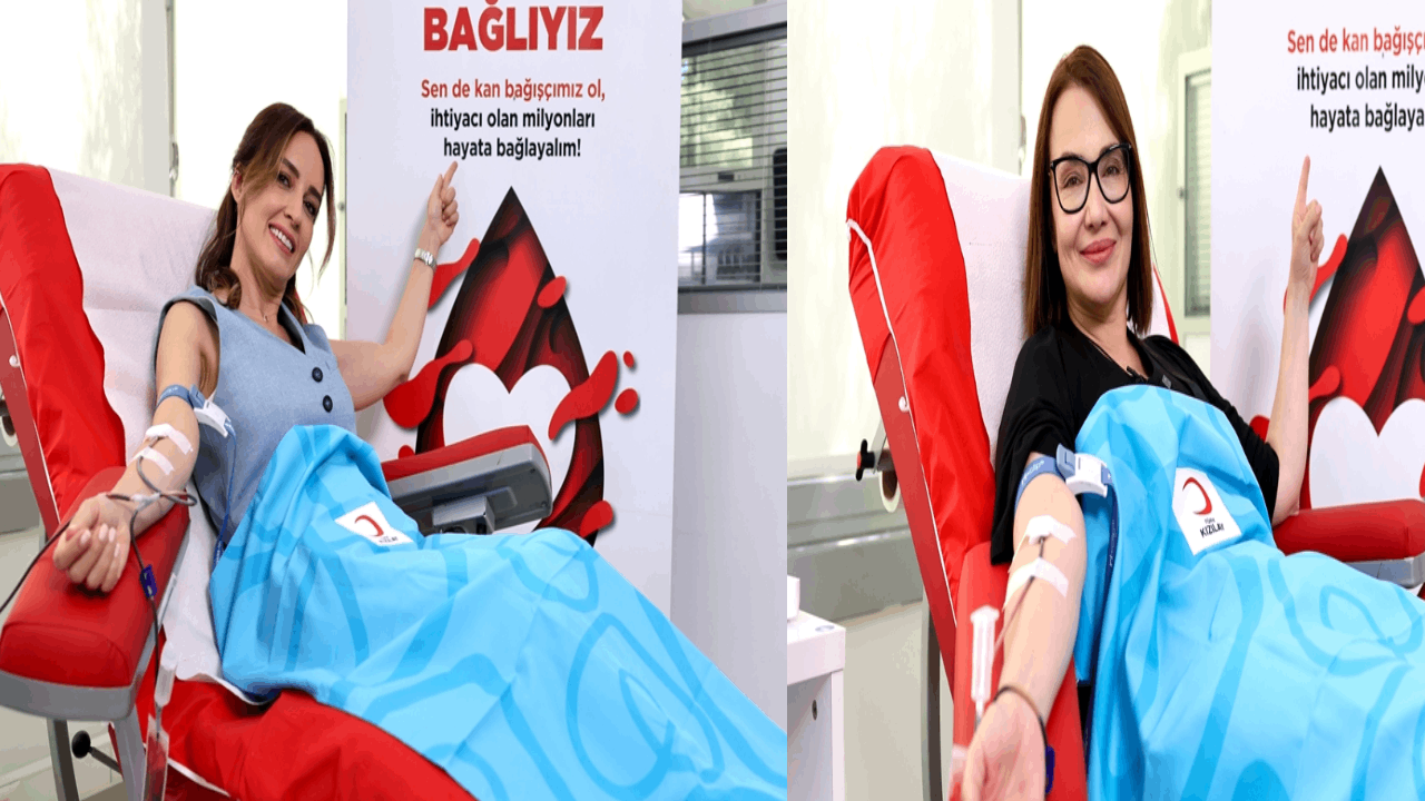 Ünlü isimlerden Kızılay'a kan bağışı